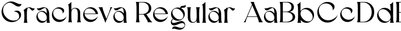 Gracheva Regular font