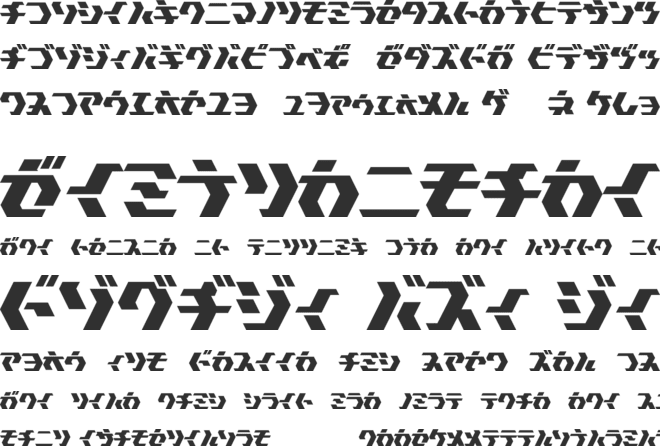 Tokyo Square font preview