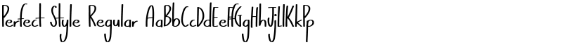 Perfect Style font download