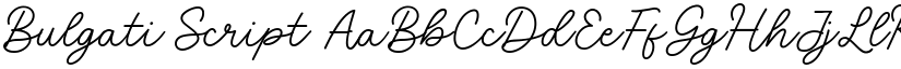 Bulgati font download