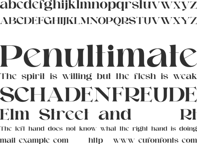 Raginy Free font preview