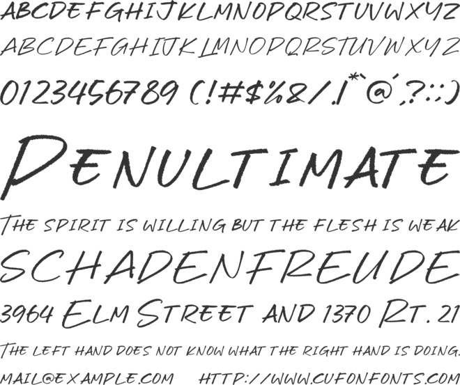 LOKOTRE font preview