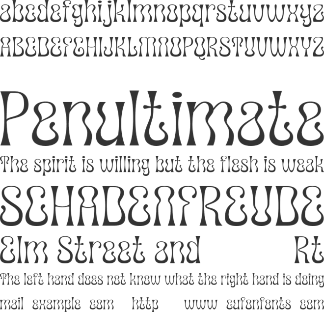 Canobis Free font preview