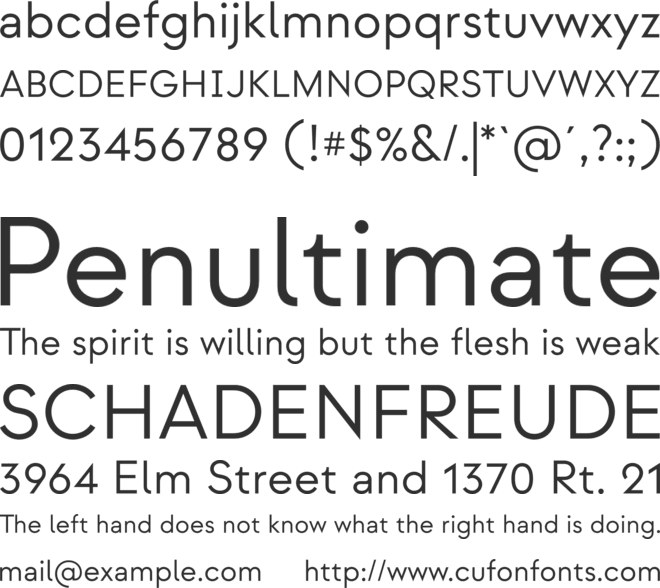 Strawford font preview