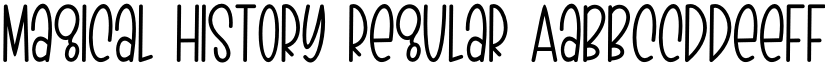 Magical History Regular font