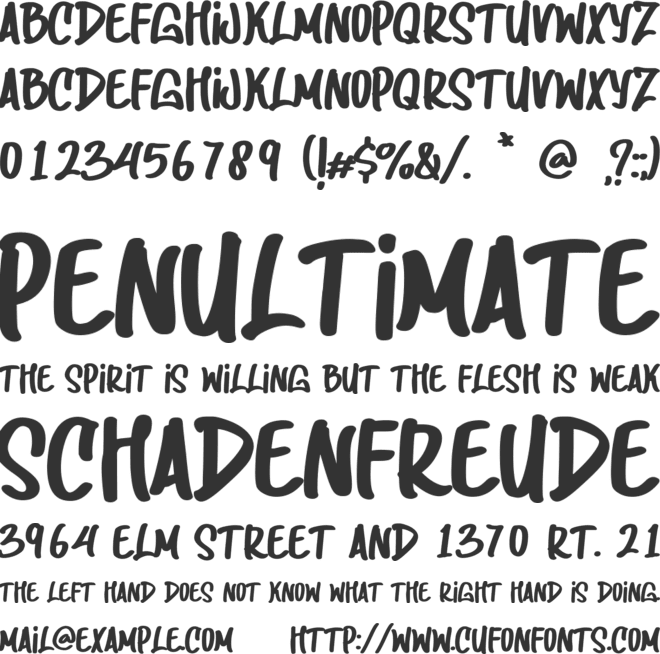 ARTHEMIZ font preview