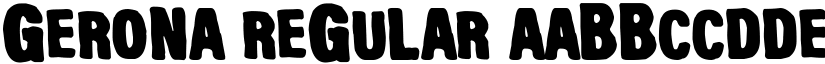 Gerona Regular font