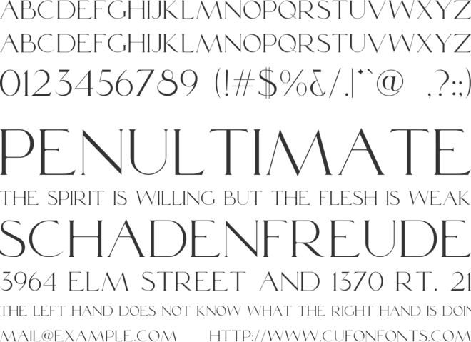 Rodetta font preview