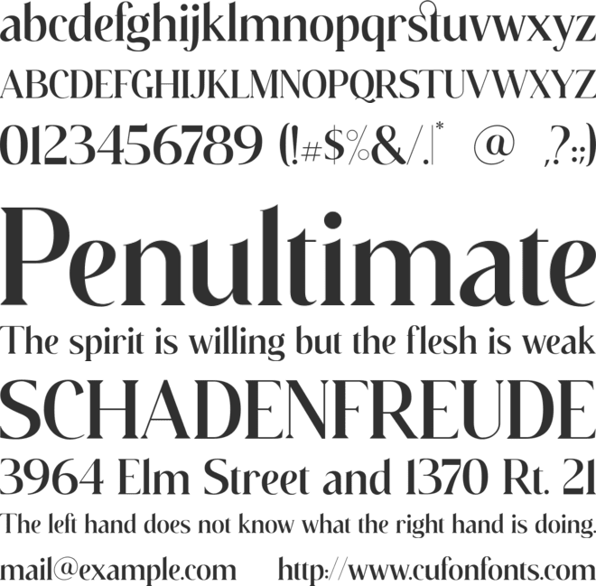 Walkester font preview
