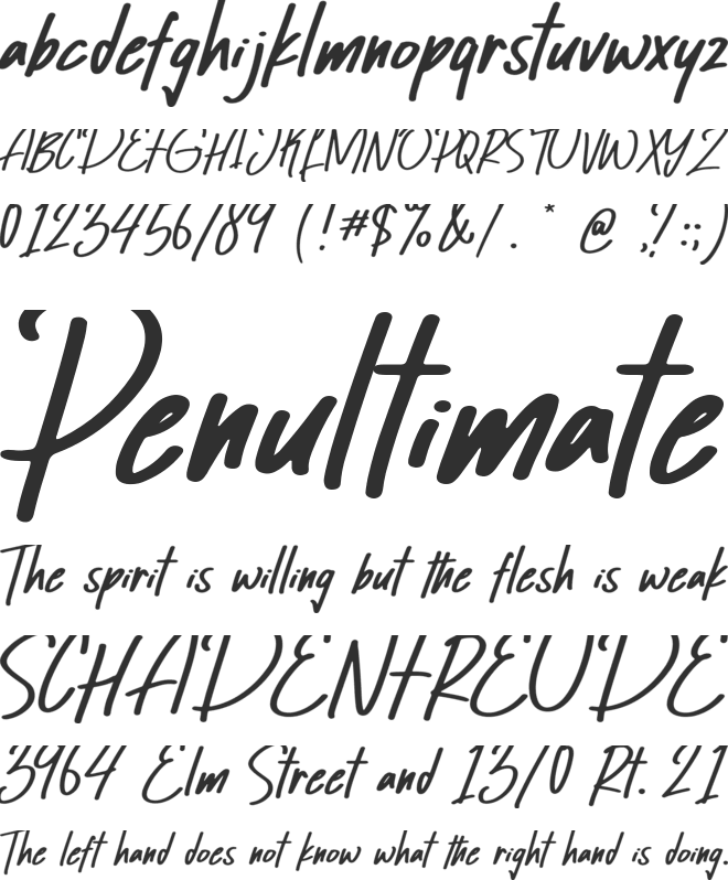 Hey Brothers font preview