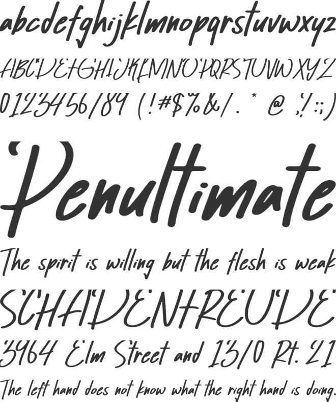 Hey Brothers font preview