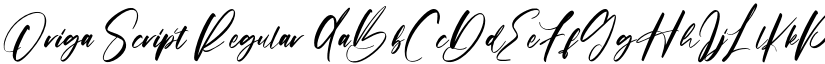 Origa Script Regular font