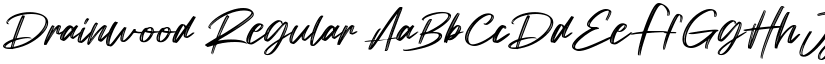 Drainwood Regular font
