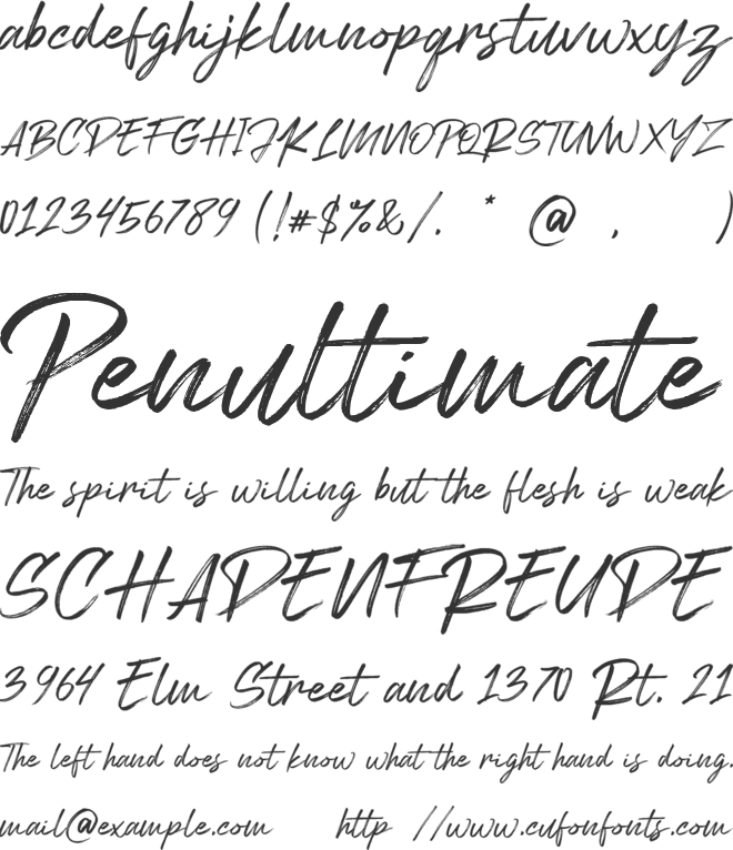Bladekill font preview