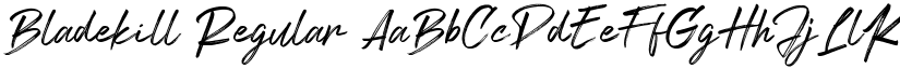 Bladekill Regular font