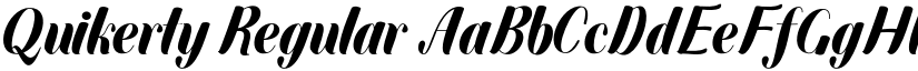 Quikerty Regular font
