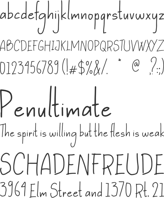 Hopes Letter font preview