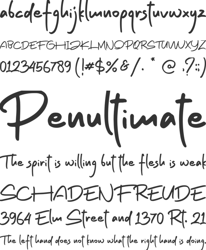 Guestour font preview