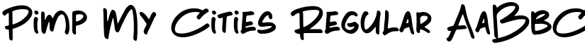 Pimp My Cities font download