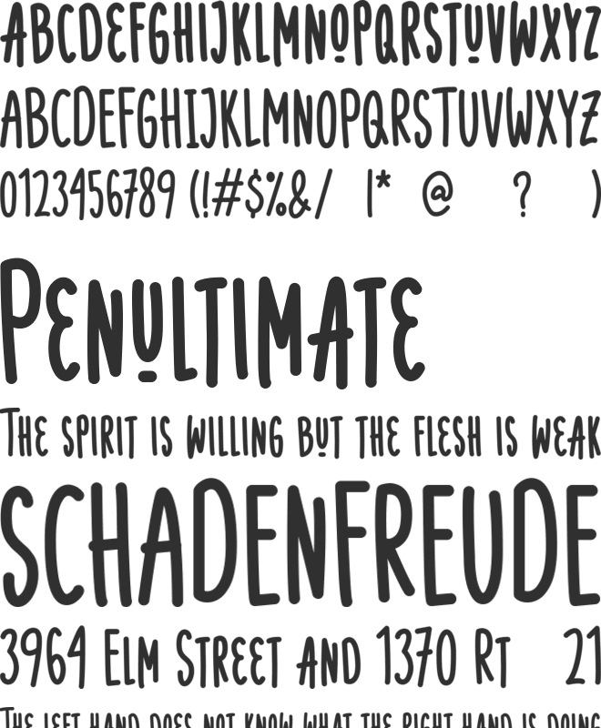 Nonplussed font preview