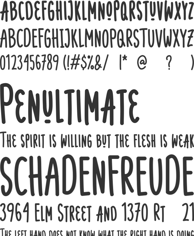 Nonplussed font preview