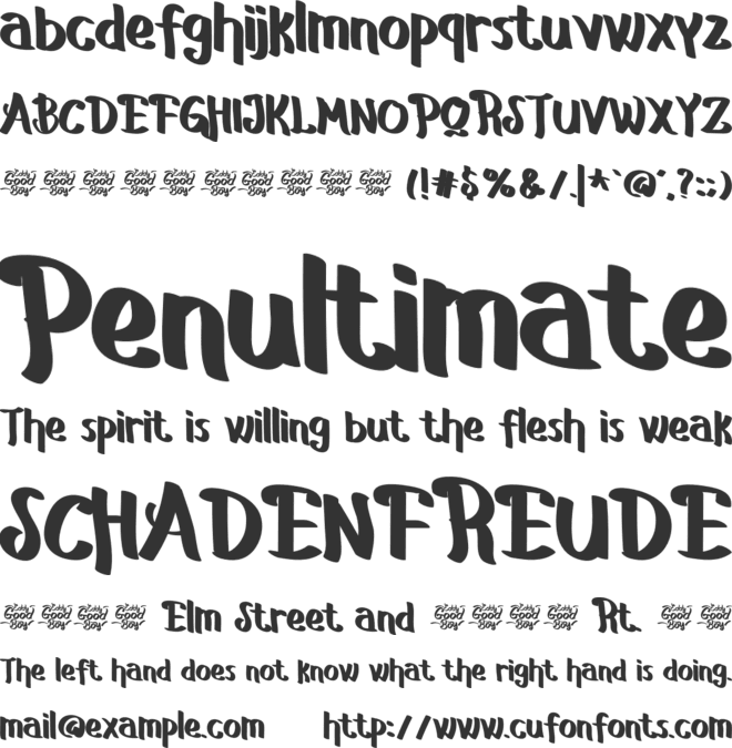 Dyalova font preview