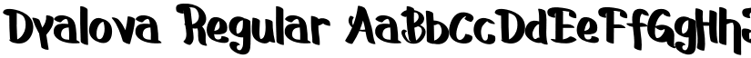 Dyalova Regular font