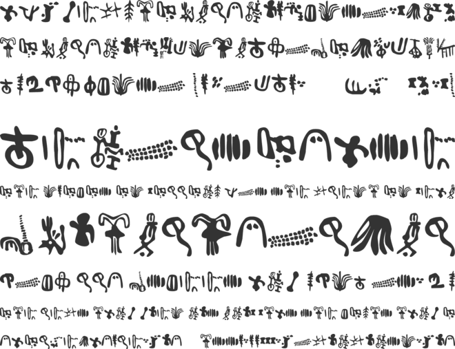 Inga Stone Signs font preview