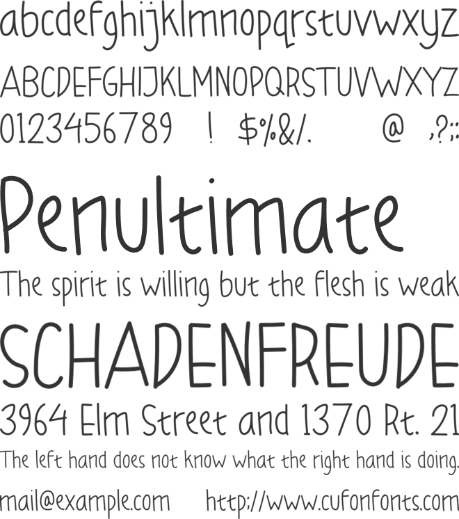 Small Handy font preview