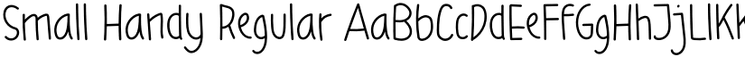 Small Handy font download