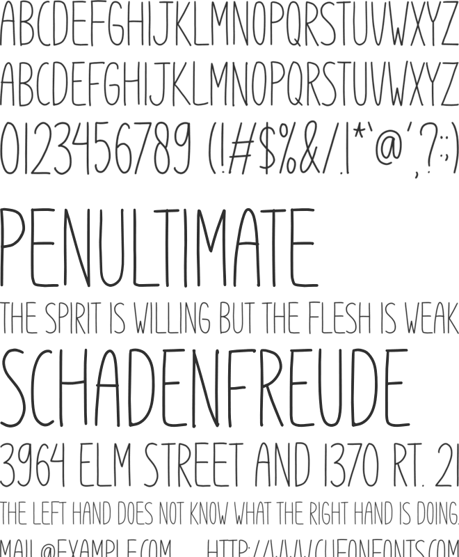 Boho Style font preview