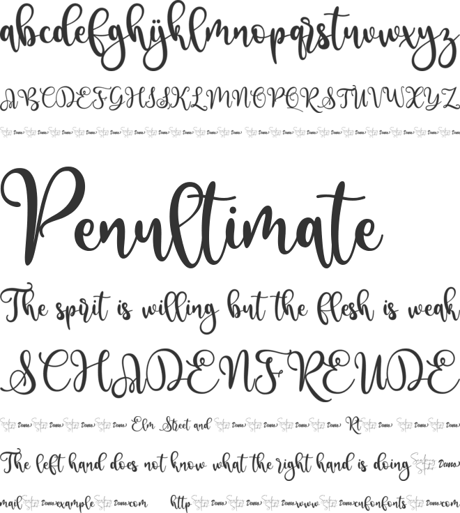 Barmukey font preview