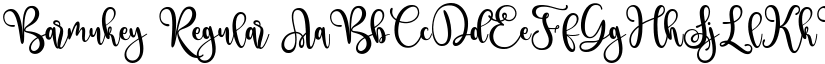 Barmukey font download