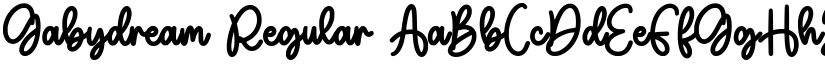 Gabydream Regular font