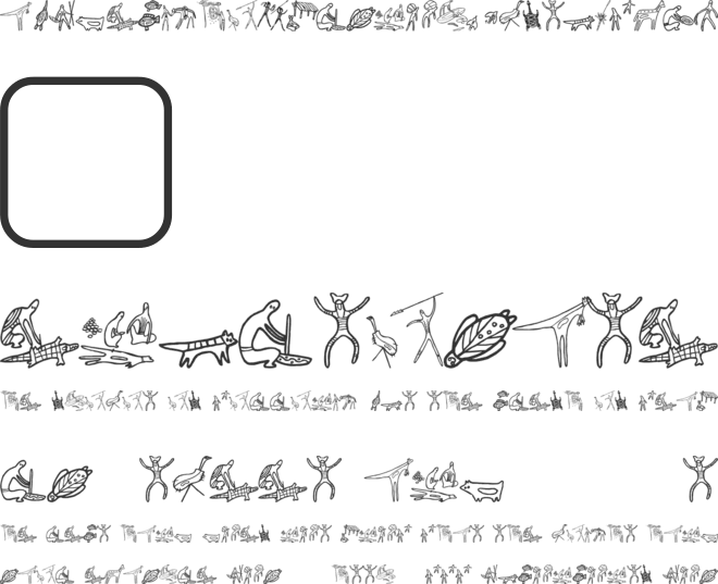 Aboriginebats 1 + 2 font preview