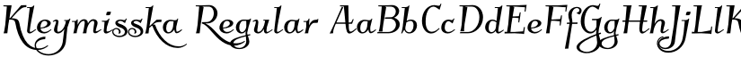 Kleymisska Regular font