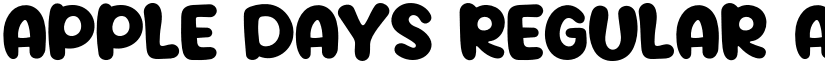 Apple Days Regular font