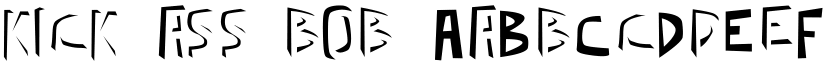 kick ass bob font