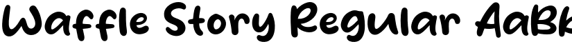 Waffle Story Regular font