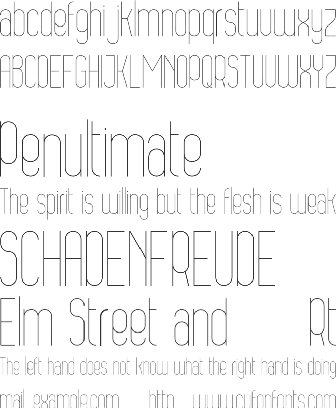 Bobogo font preview
