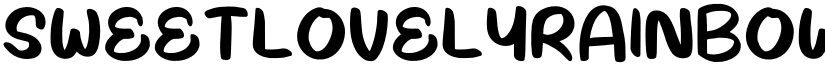 SweetLovelyRainbowTwo Regular font