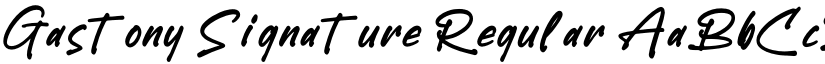 Gastony Signature font download