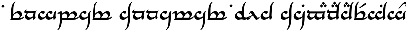 Tengwar Annatar Bold font