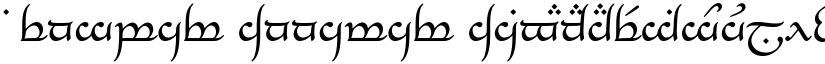 Tengwar Annatar font