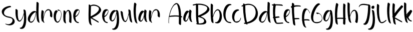 Sydrone font download