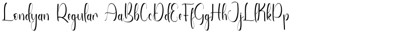 Londyan Regular font