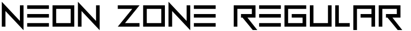 Neon Zone Regular font
