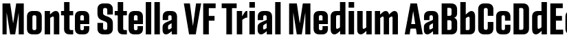 Monte Stella VF Trial Medium (Variable) font