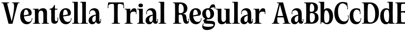 Ventella Trial Regular font