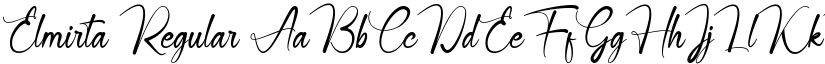 Elmirta Regular font